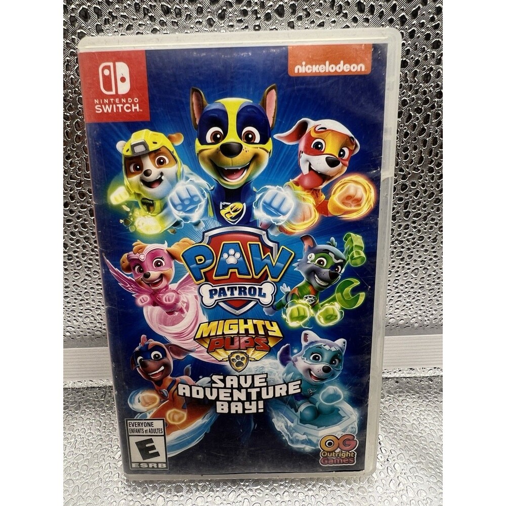 PAW Patrol Mighty Pups Save Adventure Bay (Nintendo Switch, 2019) Pre-Owned